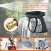 Pressure Washer Gun Car Washing Gun With 5pcs Soap Spray Nozzles 14mm M22 Socket 1/4" Quick Release Snow Foam Gun Car Water Gun