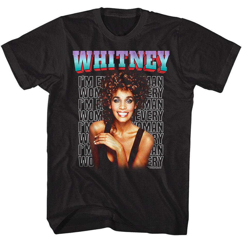 Whitney Houston Every Woman Smile Men T Shirt XL