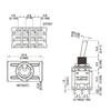 1 Pcs 12Pin Toggle Switches Red 2/3 Position On-On Dpdt Mini Toggle Switches 5A/125V-2A/250V Ac Mts-402 Push Button Switch