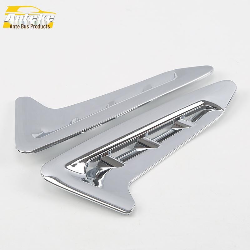 

18 X3 Логотип бокового прицепа Яркая гальванизированная наклейка на отделку крыла