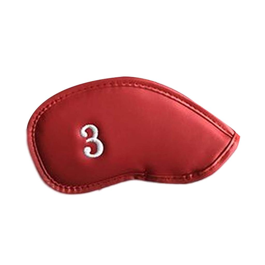 12 Pieces Golf Iron Headcover Set Club Head Cover Anti Scratch Cue Protector with Number