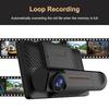 Three Recording High-definition Night Vision 3-channel Reversing Camera Integrated Car Driving Recorder