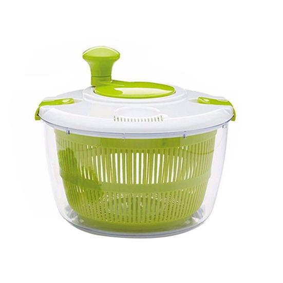 Large Salad Spinner Dehydrator with Stainless Steel Basin And Filter Basket 3/5L Multi-Use Vegetable Washer Dryer Strainer for Fruits And Lettuce