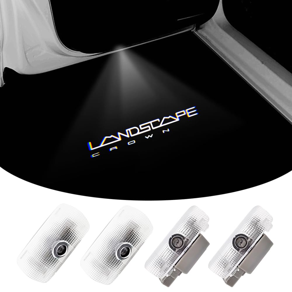 

Новый Crown Crossover CROSSOVER Подсветка салона, Приветственная подсветка двери, Лампа-шторка, Светодиодная проекция логотипа, Set of 4 -