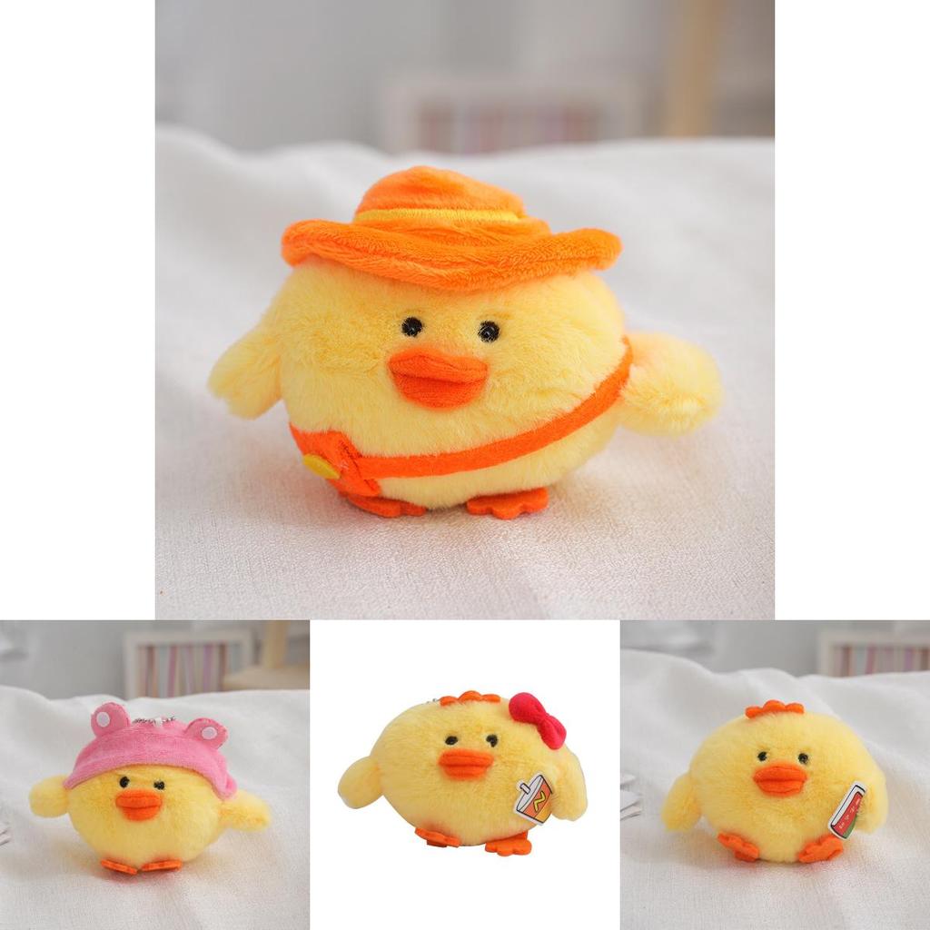 Cute Plush Chicken Keychain Adorable Bag Charm Soft Toy Ideal Birthday Present