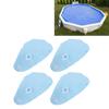 10PCS Pool Cover Weights PVC Winter Pool Tarp Hanging Water Bag for   Ground Swimming Pool Cover