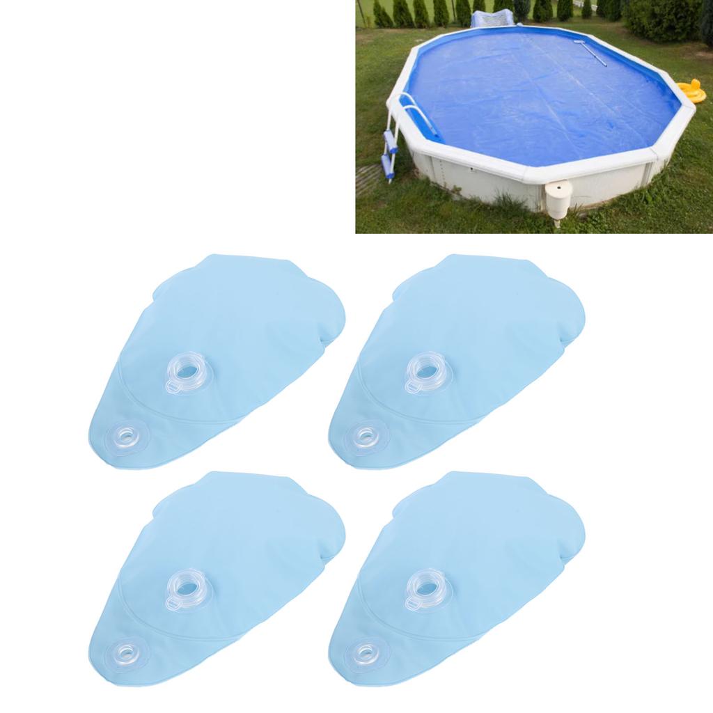 10PCS Pool Cover Weights PVC Winter Pool Tarp Hanging Water Bag for   Ground Swimming Pool Cover