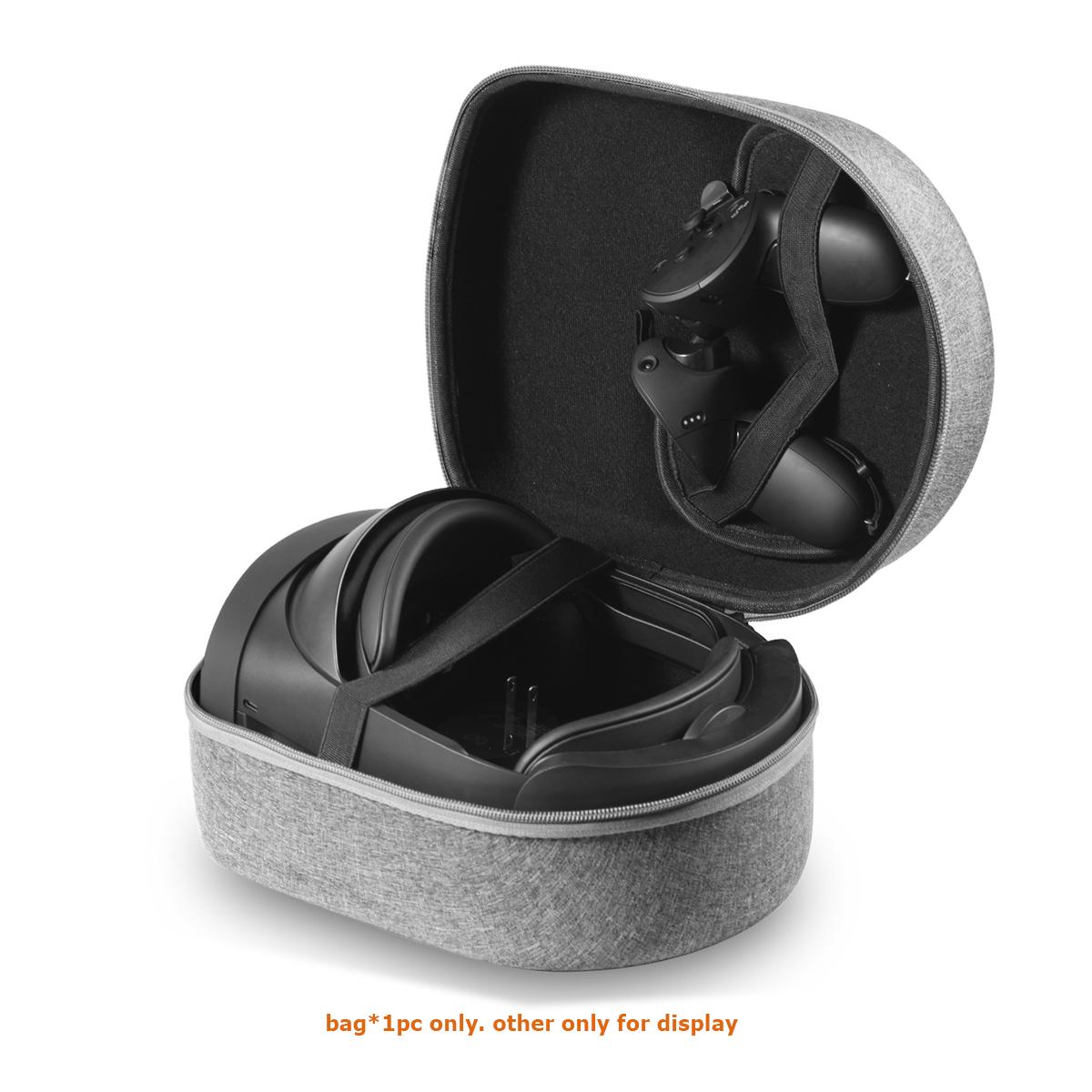 

Сумка для хранения для VR-гарнитуры Oculus Quest Pro Жесткий EVA Дорожный Портативный Удобный Чехол для переноски Контроллеры Аксессуары серый