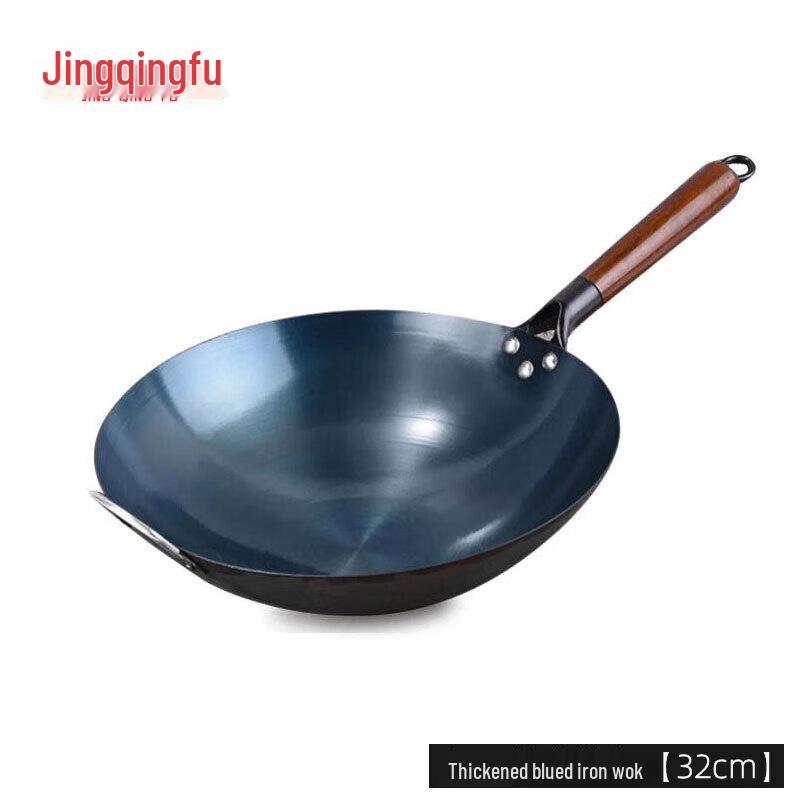 Чугунный вок Jingqingfu с предварительной обработкой