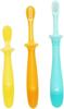 Pigeon Baby Toothbrush First Set (Ages 4-5 months and up) - Steps up to match tooth and hand development. Includes original Thank You card.