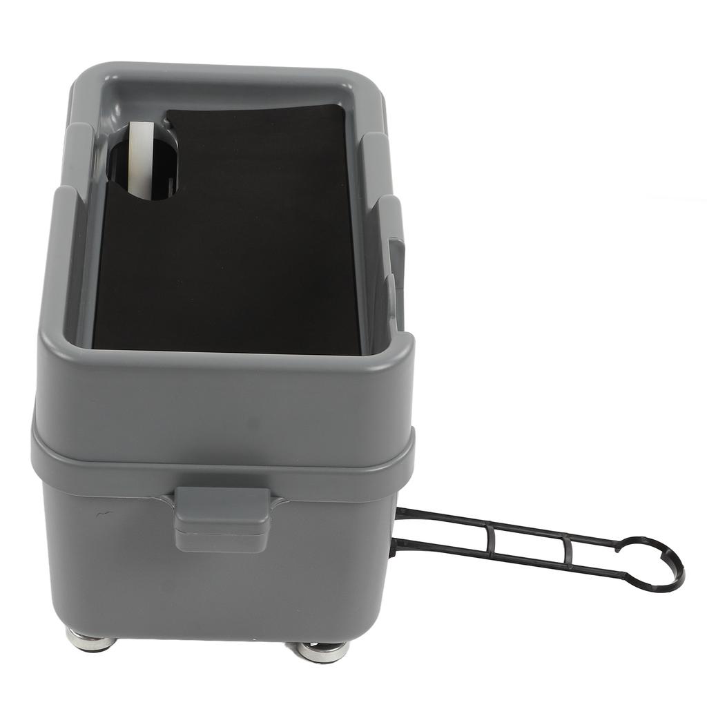 Halbautomatischer Golfballspender Technischer Kunststoff Grau Ohne Batterie Wurfmaschine für 80 bis 100 Bälle