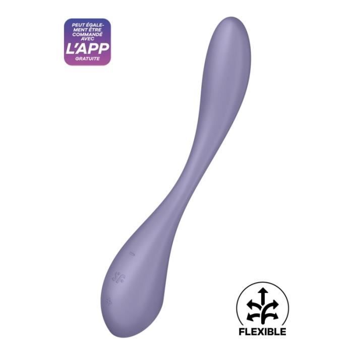 Vibromasseur - Satisfyer - G-Spot Flex 5+ - Flexible - Connect App - Double Stimulation
