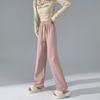 Wide Knitted Wide-leg Pants for Women's Spring and Autumn New High-waisted Soft Waxy Lazy Casual Pants Loose Mopping Pants