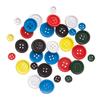Guziki Drewniane Mix, 30 Szt. - Brights 0375 A'6