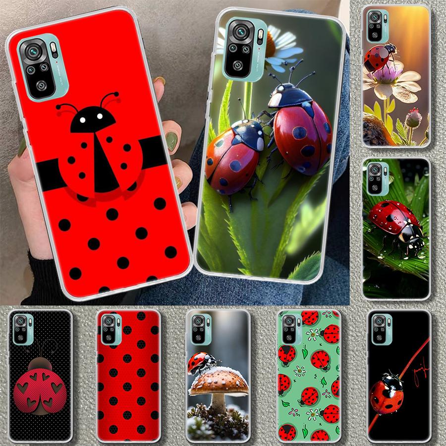 Insect Seven-Star Ladybug Phone Case Cover for Xiaomi Redmi Note 15 14 13 12 11 Pro Plus 14S 12S 11S 11T 11E 10S 10 Customized F
