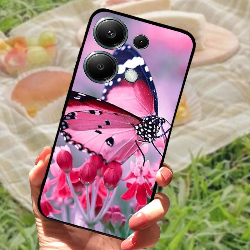 For Poco M6 Pro 4G Case Poco M6 4G Cover Silicone Soft Marble Bumper Coque for Xiaomi Poco F6 Redmi Turbo 3 5G Protective Fundas
