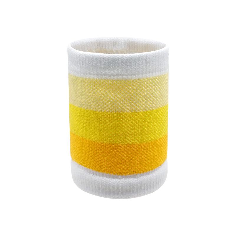 Solid Color Sweat-Absorbing Wristband for Sports & Fitness