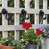 Retro Style Wall-Mounted Shelf Decorative Horticultural Hooks Cast Iron Wall Hooks  Outdoor Patio