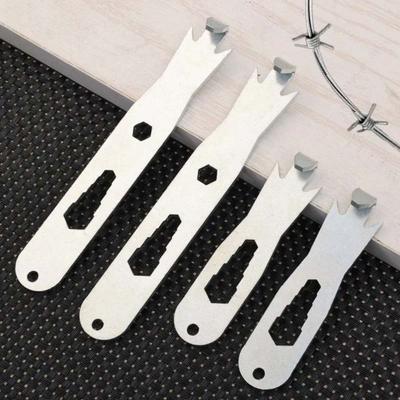 Stainless Steel Fence Wire Twister Heavy Duty Barb Binding Wire Tightener Multifunctional Tensioning Tool