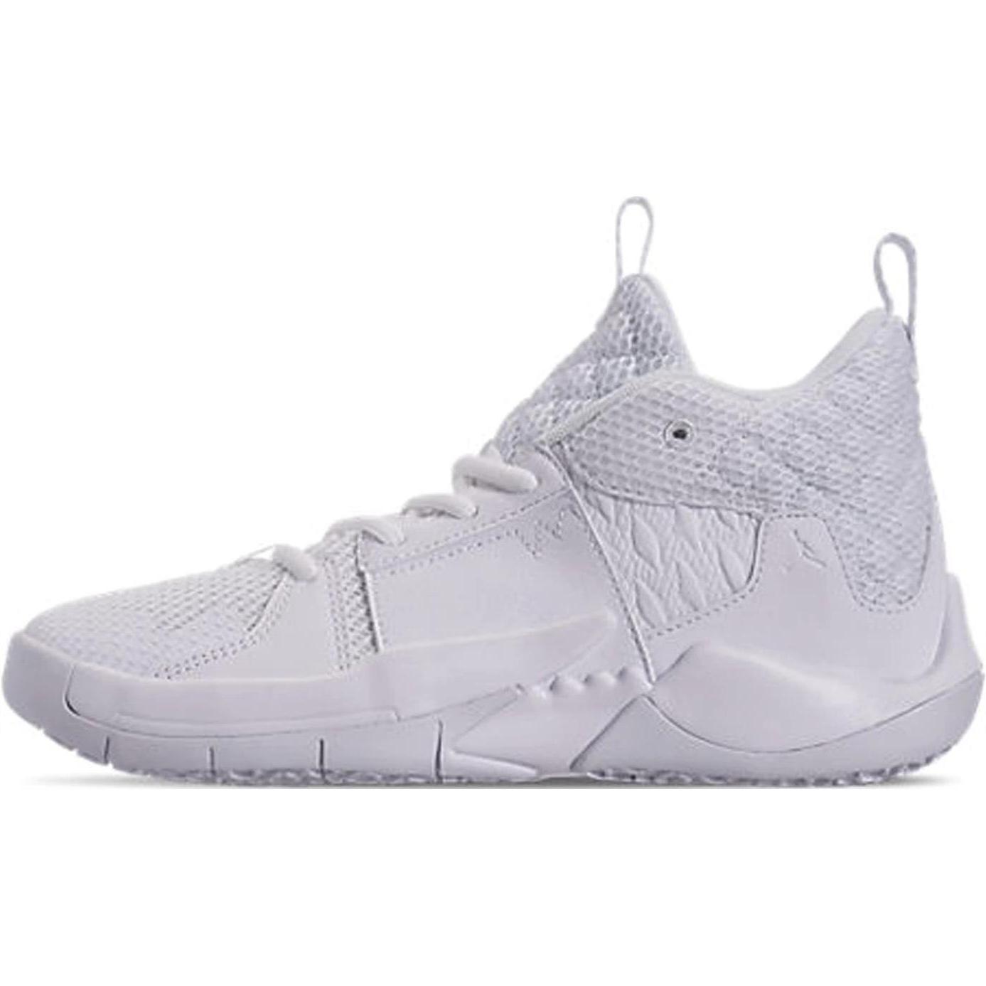

Jordan Why Not Zer0.2 Slip Resistant Abrasion Resistant Mid top Children s Basketball Shoes White AT5719-101 28