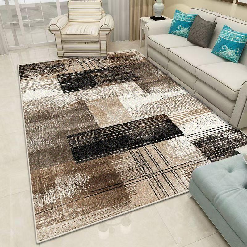 Nordic Geometric CARPET Customizable FOR LIVE ROOM Luxury Home Decoration Bedroom Rugs Washable Antiskid Floor Mats Bedside