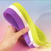 Swimming Goggles Case Double-Sided Color with Portable Handle Container Soft Silicone Ventilation Holes Water Drainage Storage Box