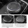 For BMW F30 F20 G20 F10 F31 F32 F34 F36 Series 1 2 7 X3 X4 X5 X6 i3 iX3 Z4 Made of Alcantara Car Multimedia Knob Trim Stickers