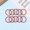 10 Stück Silikon-O-Ring für Kaffee 43,6*35*4,3 mm O-Ring VMQ Dichtung Dichtungsdicke 4,3 mm O-Ring Rotes Gummi