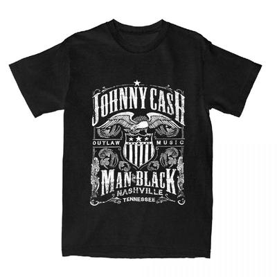 1994 Johnny Cash The Man In Black Accessories T-Shirt for Men Women Fun All Seasons Clothing