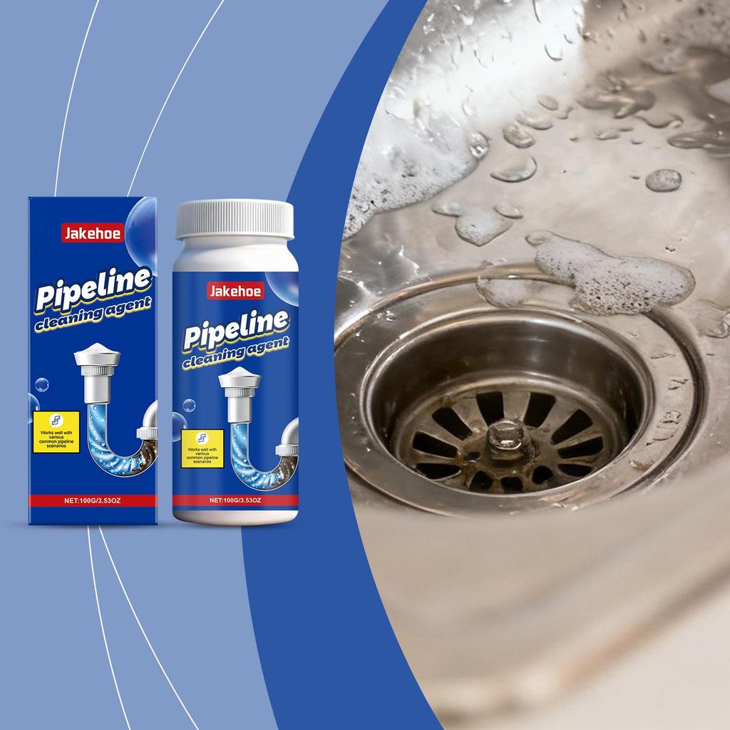 JAKEHOE Pipe Unblocker: Easy-to-Use Drain Cleaner for All Household Pipes