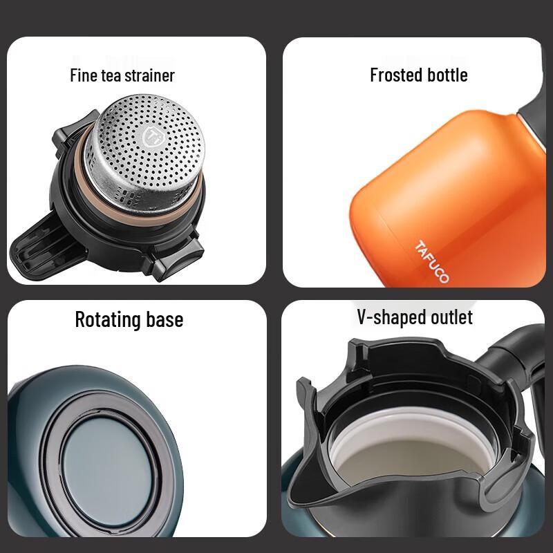 TAFUCO Large Capacity Ceramic Lined Thermos