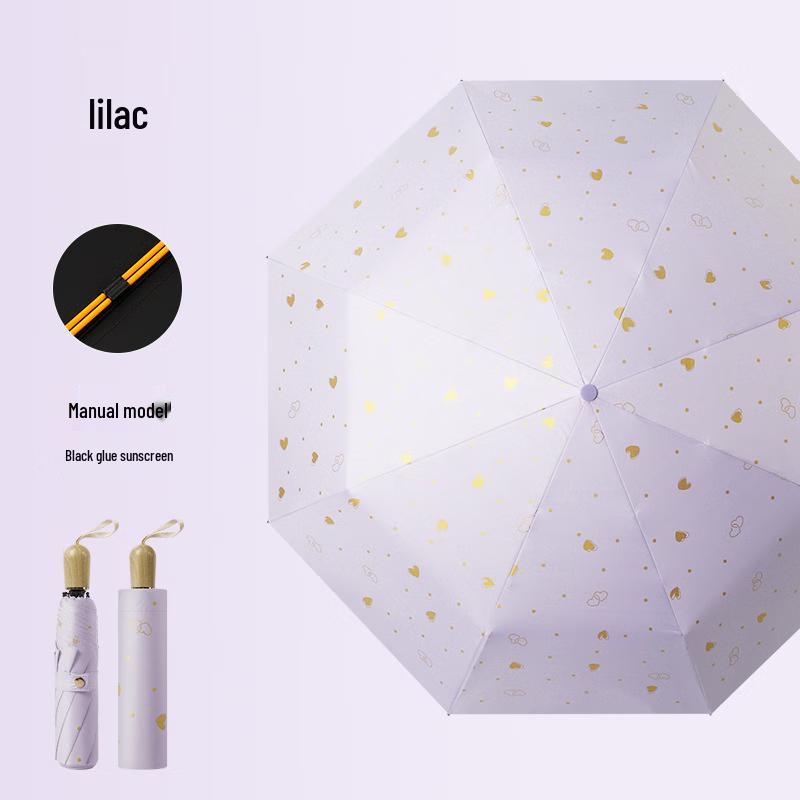 Современный складной зонт с защитой от УФ-лучей