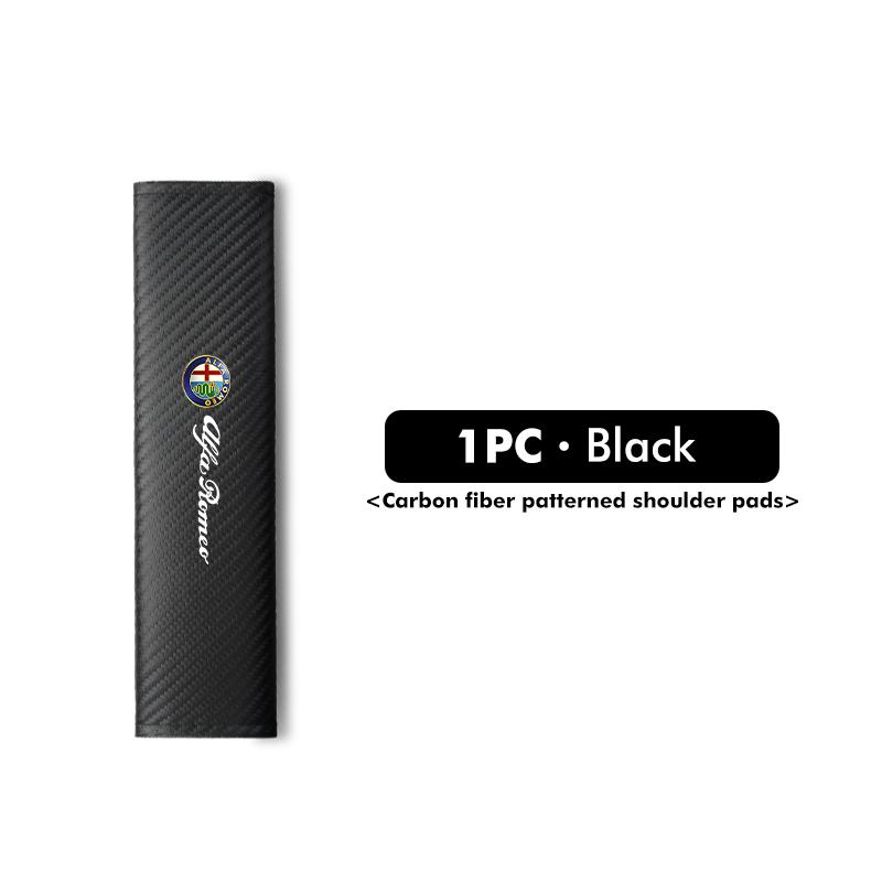 2026 Hot Alfa Romeo Car Seatbelt Shoulder Protector Cover Carbon Fiber Safety Belt For Alfa Romeo 159 Giulietta 156 147 Giulia M