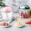 Vegetable grinder hand-pulled multi-function high-speed vegetable and fruit grinder manual meat grinder chopper garlic cutter