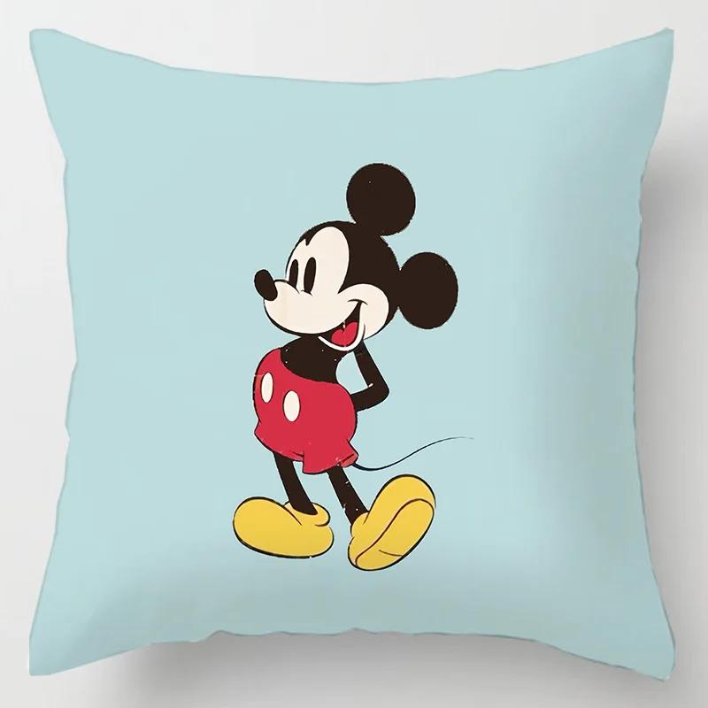 Disney Pillowcase Mickey Minnie Mouse Pillow Case \ Toys Home Decoration Gift 45x45cm