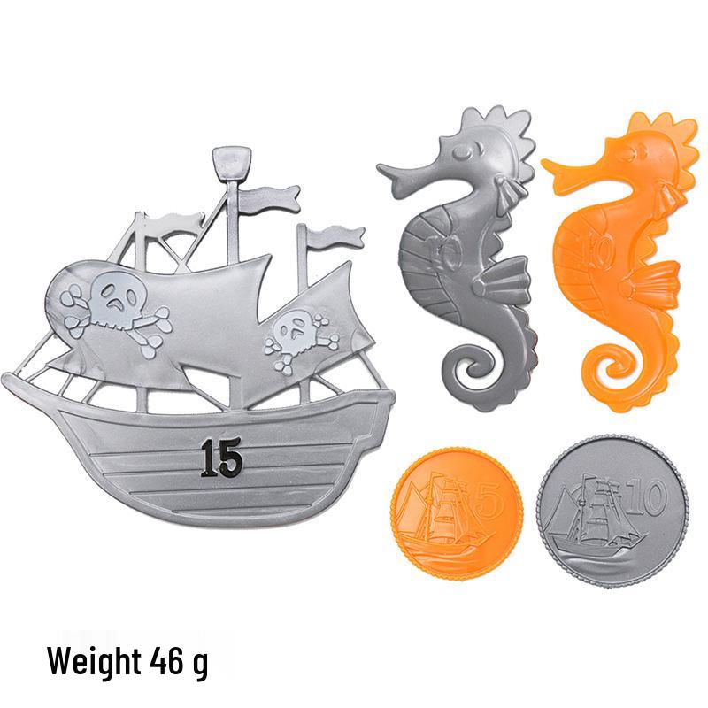 Cross-Border Diving Toy Set for Kids: Shark, Gem, and Fish Rings for Pool Fun