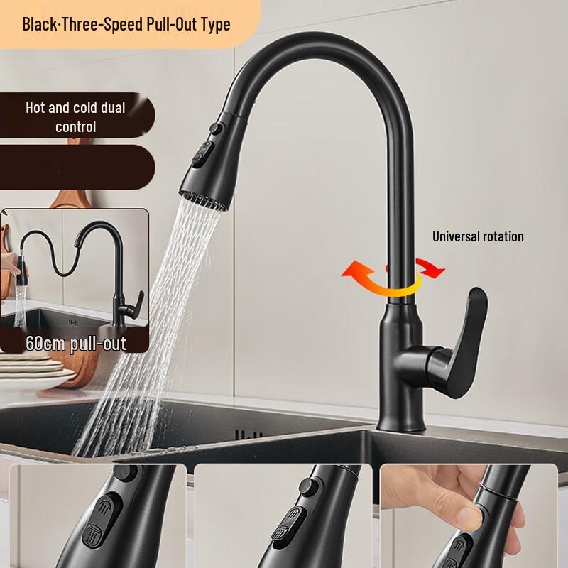 MDNG Pull-Out Kitchen Faucet