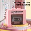 Retro Tape Player Keychain Mini Audio Recorder Cassette Playable Sound Gift