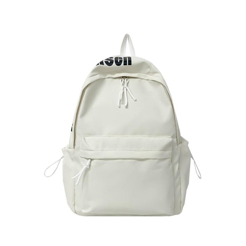 School Bag, School Bag, Male and Female Students Fashion Backpack, Large Capacity Simple Nylon Shoulder Bag, Small Fresh High School Backpack Tide