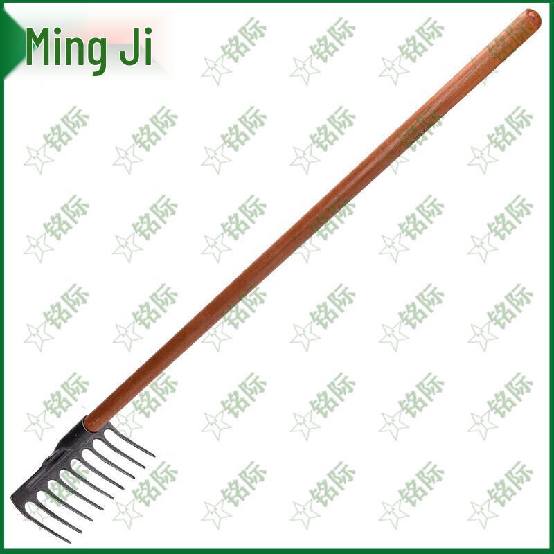 Manganese Steel 9-Tooth Garden Rake