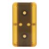 Amber Transparent PEI Slider Toy Stress Relief Decompression Double Track Amber Slider Push Toy