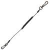 Takagi Safety Cord Black 0.5kg Tool Fall Prevention Lost Prevention Safety Measure Strap Spiral Cord Curl Cord Wire Telescopic Nasucan