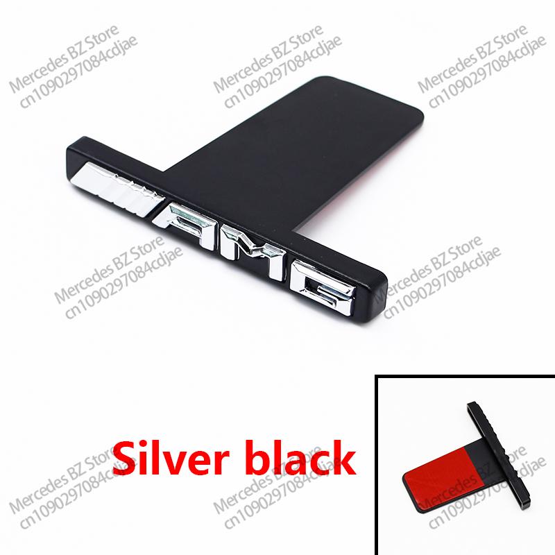 1pc ABS AMG Grill Grille Emblem For AMG Mercedes-Benz W463 W464 W461 G63 G65 Grille Sticker Emblem Badge Sticker Car Accessories