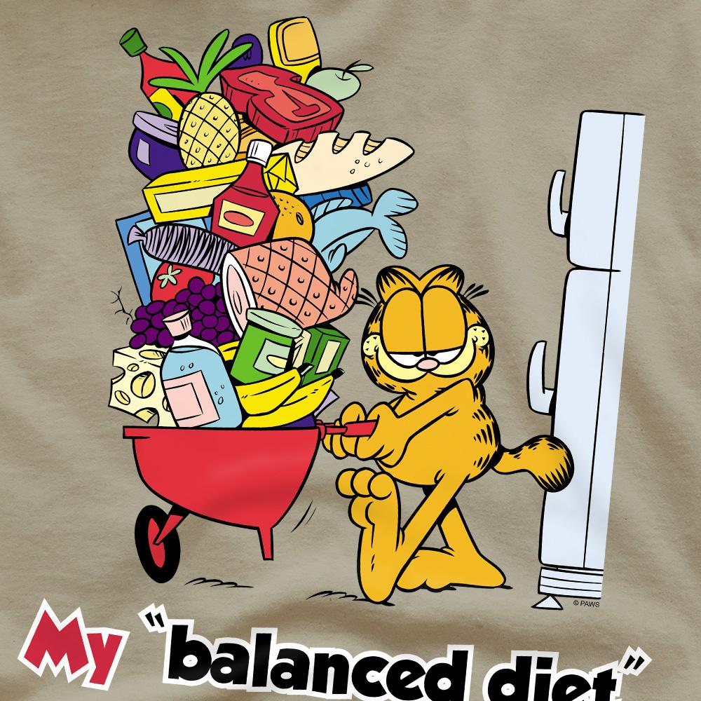 Garfield Mens Balanced Diet T-Shirt