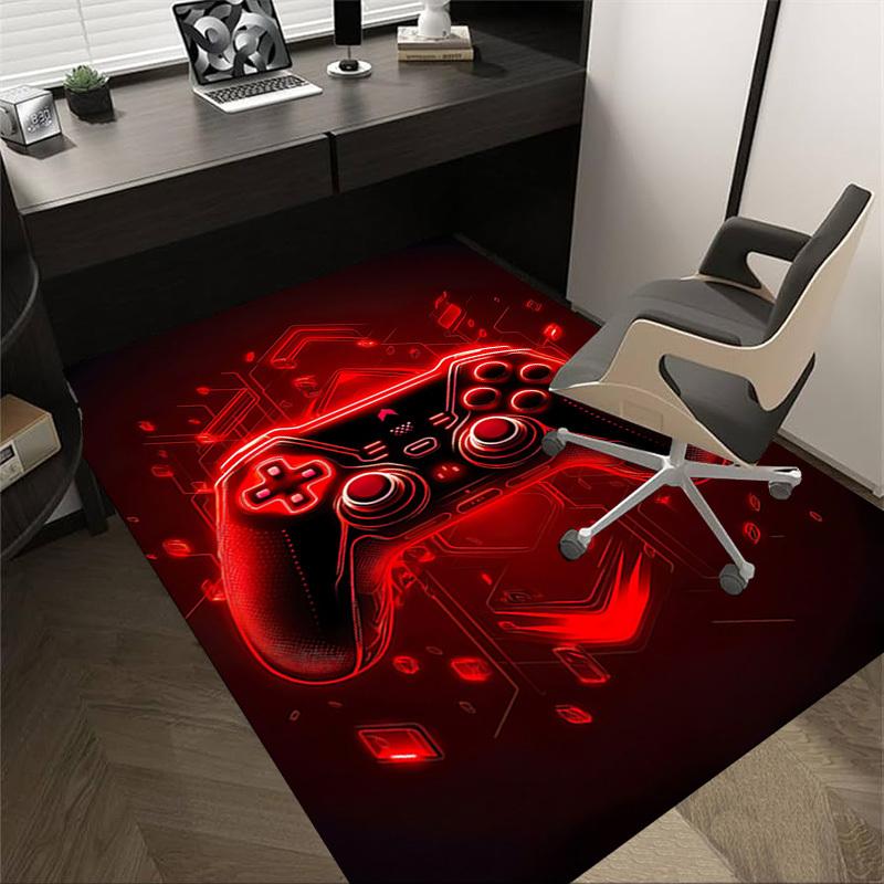 1PC Gamepad Controller Extra Large Non Slip Floor carpet, Office, family, bedroom, Studio Large Area Rug Indoor Rugs