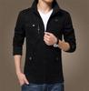Spring and Autumn Men's Jackets, Loose Stand-up Collar Men's Tops, Youth Military Overalls, Young and Middle-aged Jackets