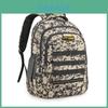 Mochila Oxford Camuflada Unissex Respirável Compartimento para Laptop de 16 polegadas Para Estudantes Roupas Diárias