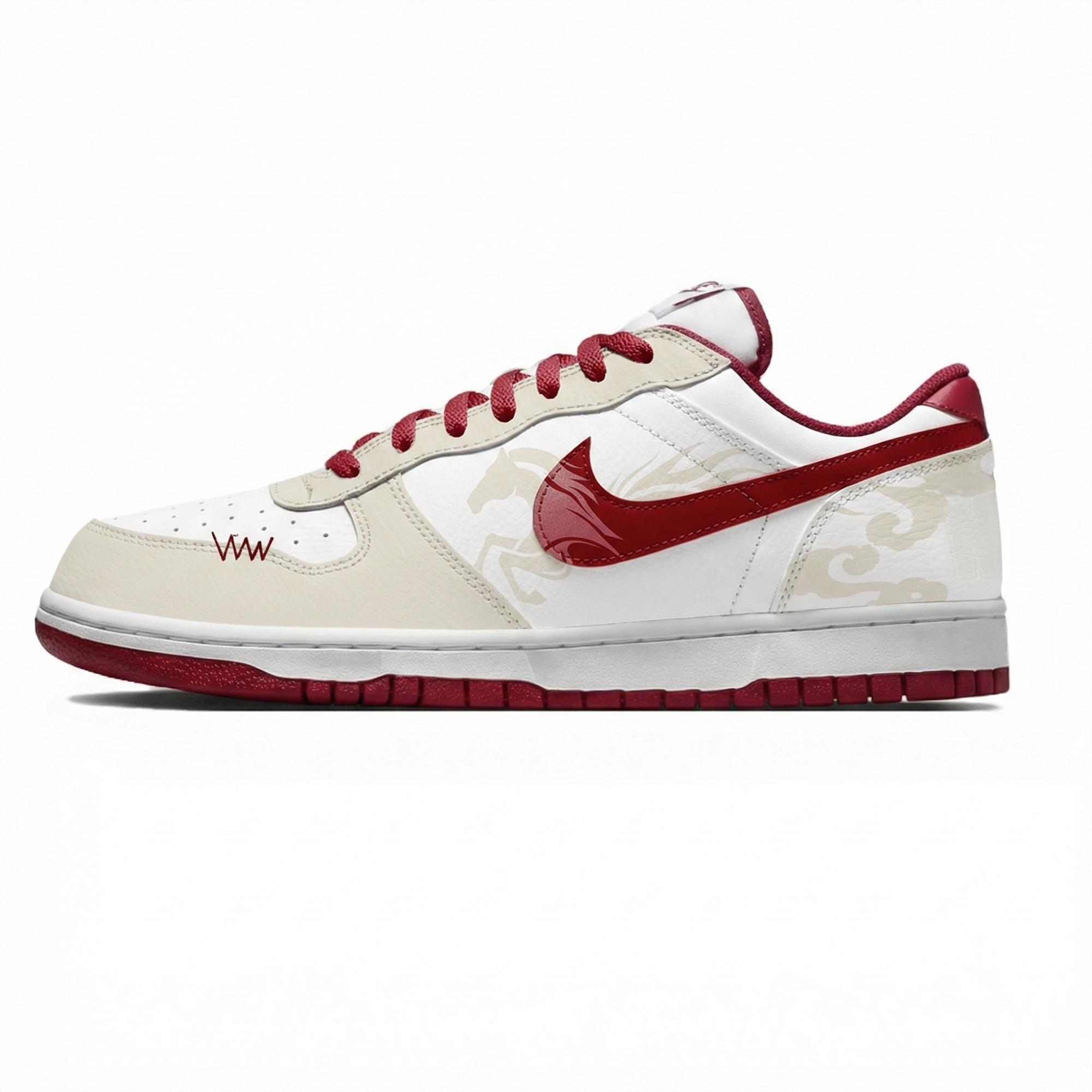 

Nike Big Lemon Joy Low top Skateboard Shoes Men s White 355152-150(Team399-) 45