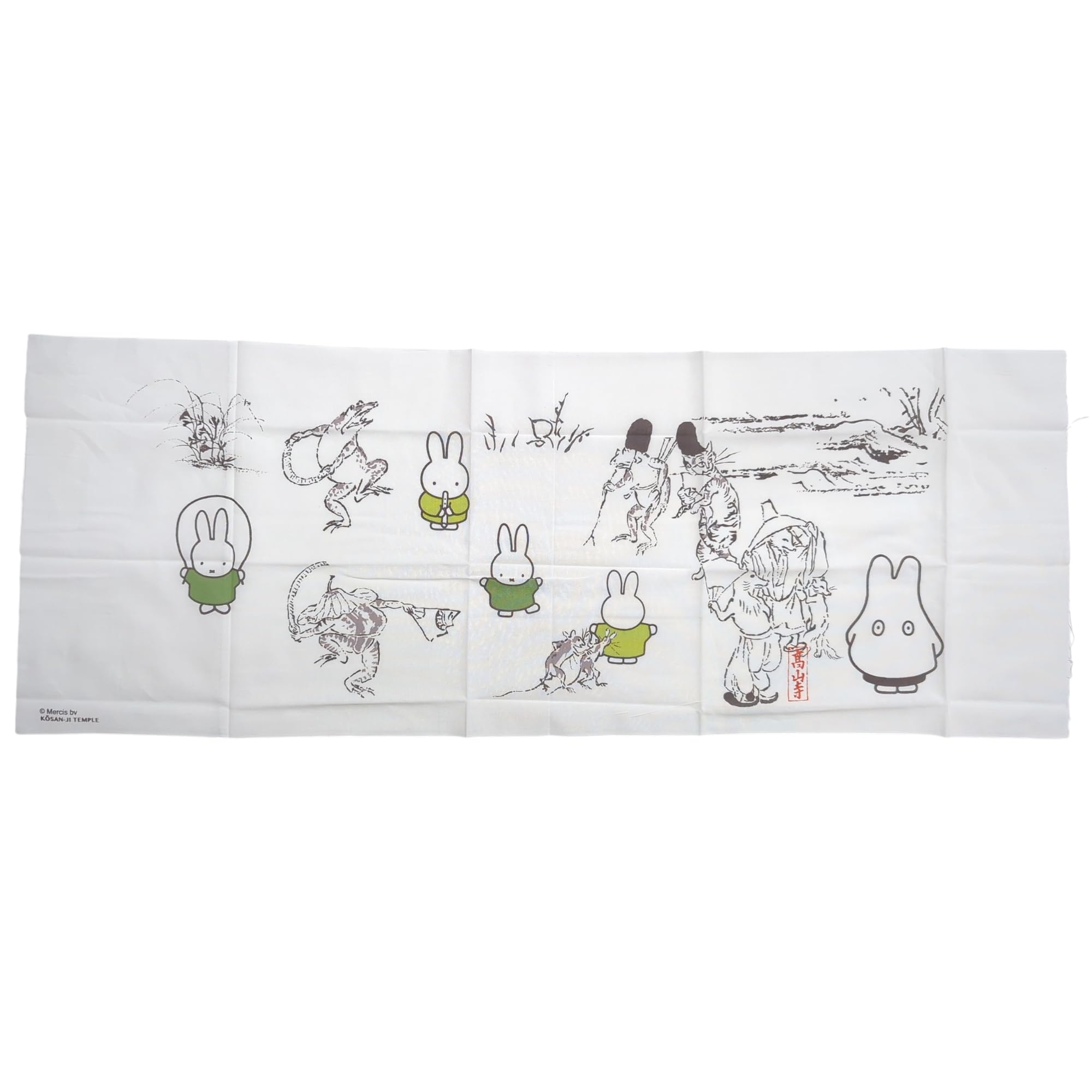 

Marimo Craft Miffy x Choju Giga Tenugui W340xH900mm (Festival) Approx. DBC-235