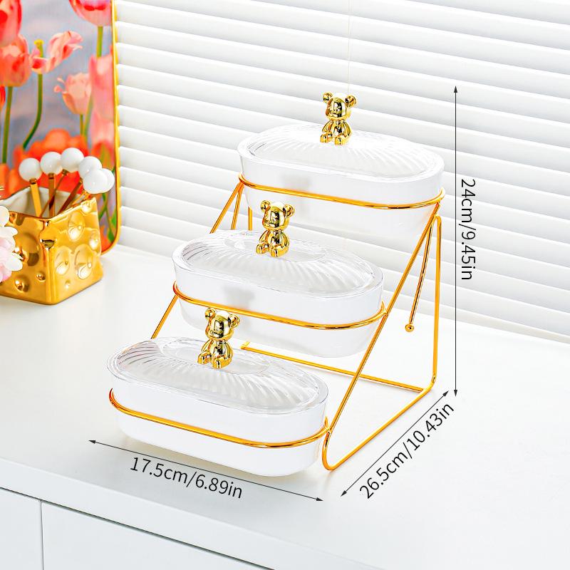 Farfurie de Servire Divizată pentru Fructe și Gustări Stil Nou pentru Living